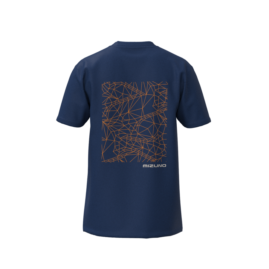 Mizuno ATHLETICS GRAPHIC T-SHIRT Estate blue